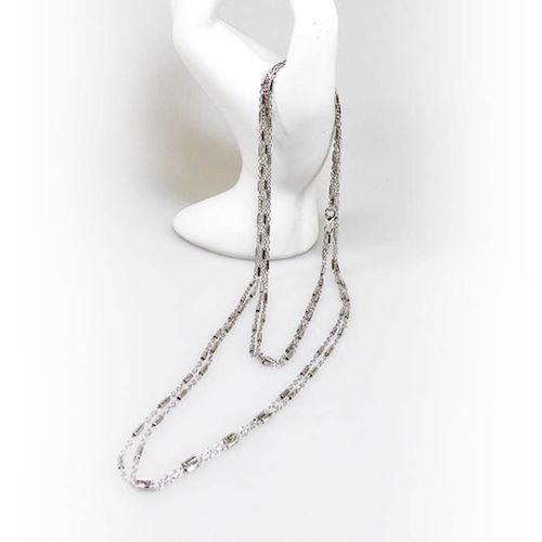 San - Link of joy Links of joy by San 925 sterling silver necklace shiny, 80 cm