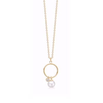 Guld & Sølv design Necklace, model 30116/F