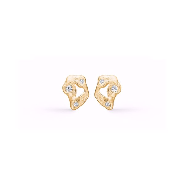 Guld & Sølv design Earring, model 11539/F