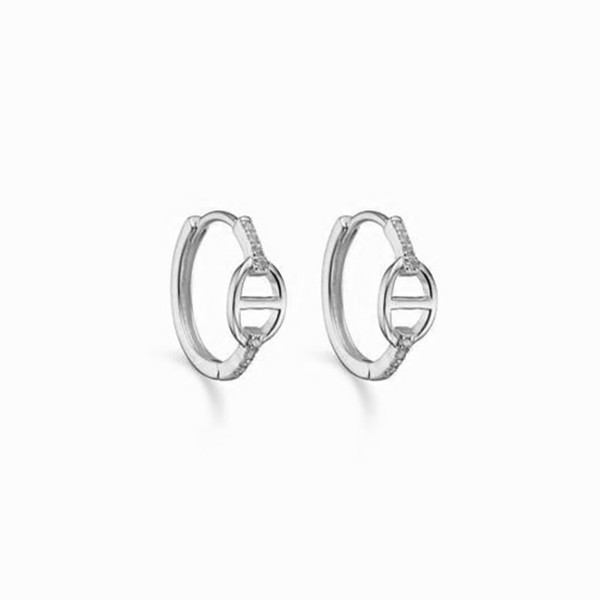 Guld & Sølv design Earring, model 11505