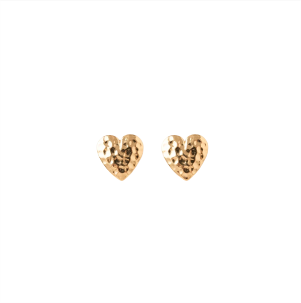 Christina Jewelry & Watches Special Heart earrings in gold-plated silver