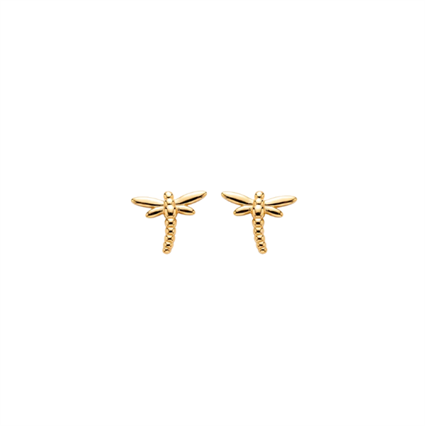 Christina Jewelry & Watches Dragonfly earrings gold-plated silver
