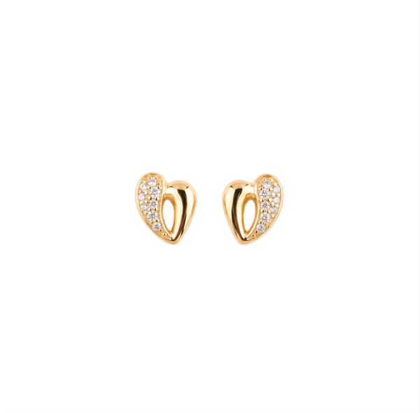 Christina Jewelry & Watches My Heart earrings gold plated silver