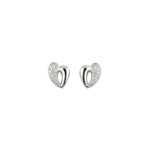 Christina Jewelry & Watches My Heart silver stud earrings