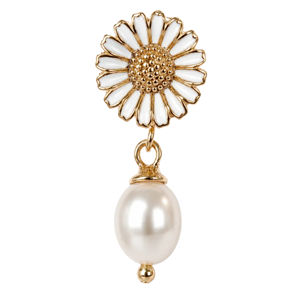 Christina Jewelry & Watches Marguerite pearl charm 6 mm in gold-plated silver