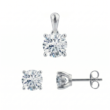Siersbøl    set, with a total of 2,00 ct diamonds Top Wesselston VS2