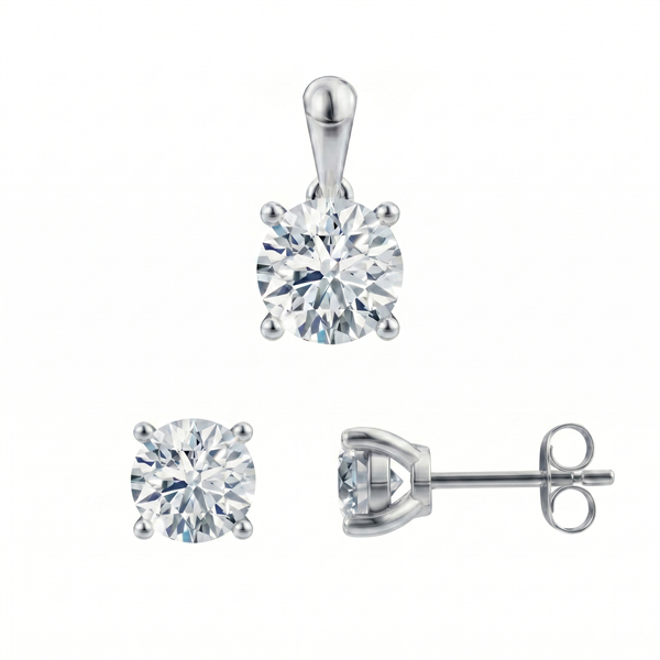 Siersbøl    set, with a total of 2,00 ct diamonds Top Wesselston VS2