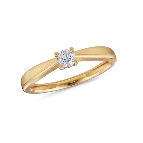 Siersbøl Ring , with a total of 0,25 ct diamonds Top Wesselston VS2