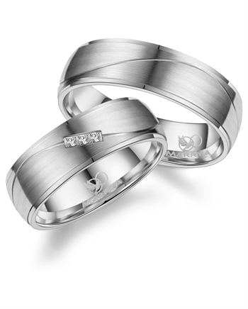 Marrya Titanium, weddingrings, TI-37-D+H