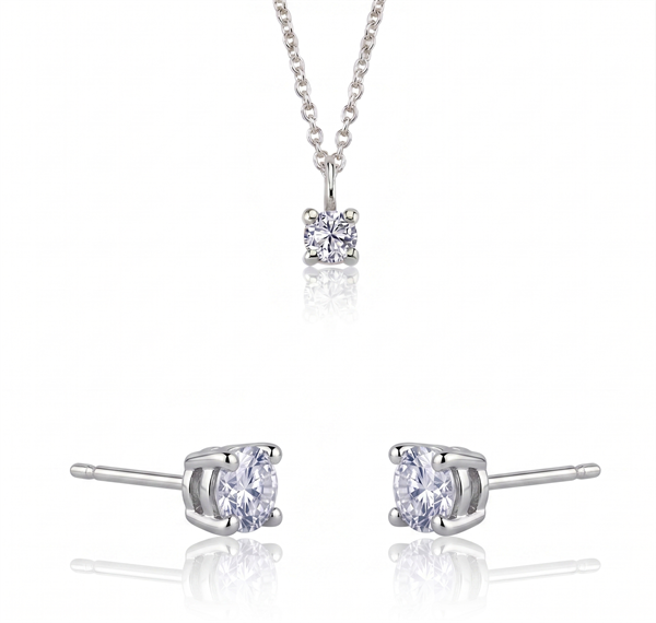 Nuran    set, with a total of 0,54 ct diamonds Wesselton SI