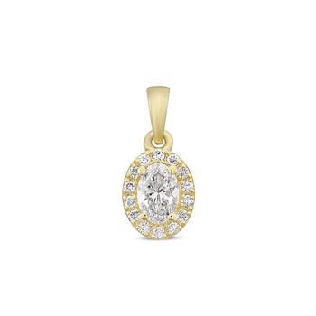 Nuran Pendant , with a total of 0,32 ct diamonds Wesselton SI