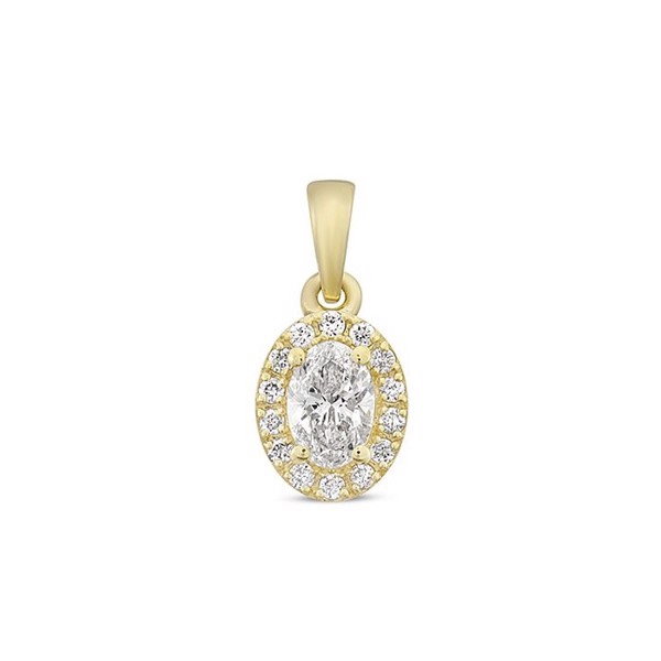 Nuran Pendant , with a total of 0,32 ct diamonds Wesselton SI