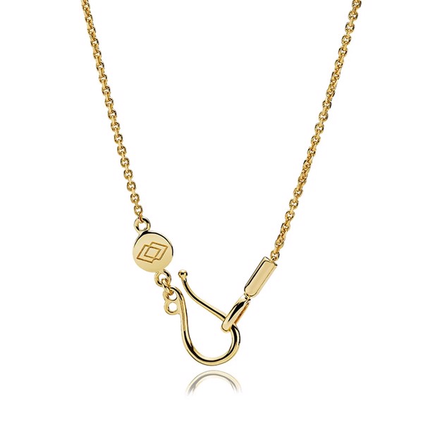 Izabel Camille Anchor chain Gold plated silver Necklace Gold plated , 42 cm