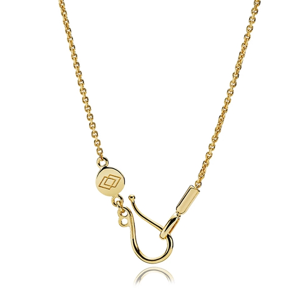 Izabel Camille Anchor chain Gold plated silver Necklace Gold plated , 45 cm