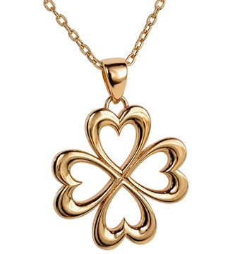 Aagaard Clover of Love pendant in 8 karat gold