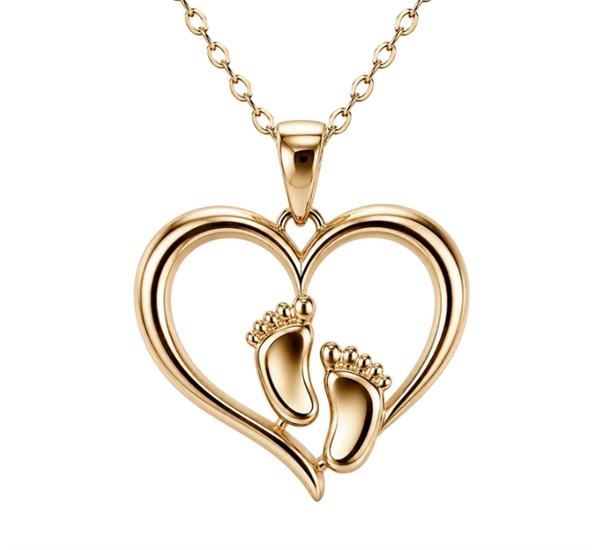 Aagaard Heartsteps 8 karat gold pendant