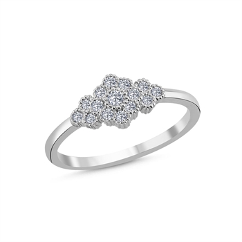 Nuran Ring , with a total of 0,23 ct diamonds Wesselton SI