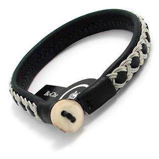 BeChristensen SIF Handwoven Sami Bracelet in Black