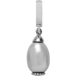 Christina Collect Grey Pearl Drop silver pendant*
