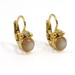 Goldplated silver earrings from Carré Archive collection