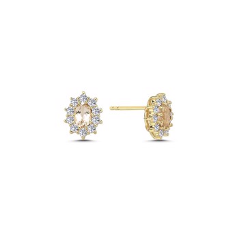 Nuran Earring , with a total of 0,60 ct diamonds Wesselton SI