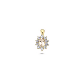 Nuran Pendant , with a total of 0,30 ct diamonds Wesselton SI