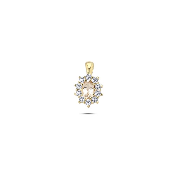 Nuran Pendant , with a total of 0,30 ct diamonds Wesselton SI