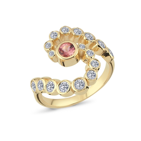 Nuran Ring , with a total of 0,65 ct diamonds Wesselton SI
