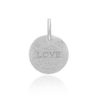 Love Sterling silver pendant frosted, model 5765-925