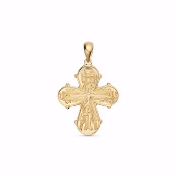 Guld & Sølv Design Dagmarkors pendant gold plated 24 x 16 mm