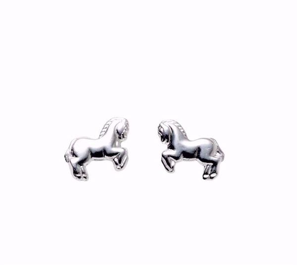 Støvring Design Horse Stud Earrings in 925 Sterling Silver