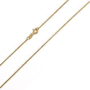 Italian snake necklace in 14 carat gold, 42 cm