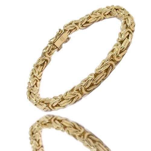 8 Carat Solid Gold King Anklet from Danish BNH - 2.8 mm - length 26 cm with loop at 24 cm
