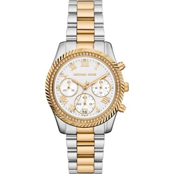 Michael Kors Lexington women’s watch in two-tone stainless steel