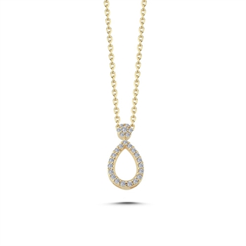 Nuran Pendant , with a total of 0,14 ct diamonds Wesselton SI