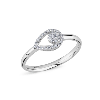 Nuran Ring , with a total of 0,16 ct diamonds Wesselton SI
