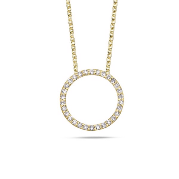 Nuran Pendant , with a total of 0,17 ct diamonds Wesselton SI
