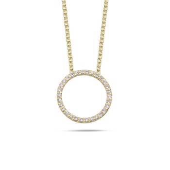 Nuran Pendant , with a total of 0,15 ct diamonds Wesselton SI