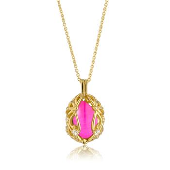 Smykke Æg med Pink Onyx from Blicher Fuglsang