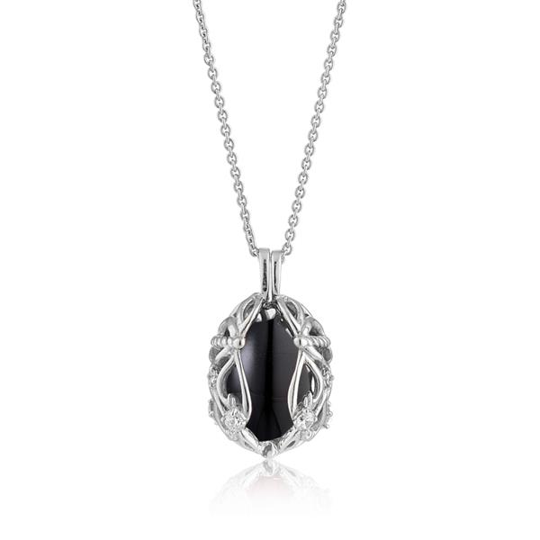 Smykke Æg med Sort Onyx from Blicher Fuglsang