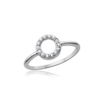 Ring i sølv med zirkonia from Blicher Fuglsang