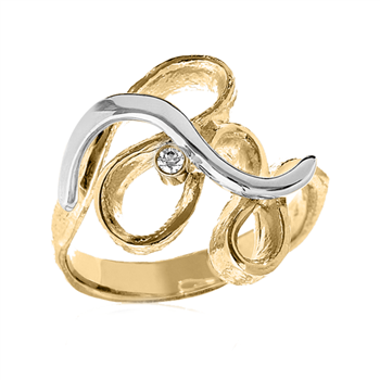 Eksklusiv ring i 14 karat guld from Blicher Fuglsang
