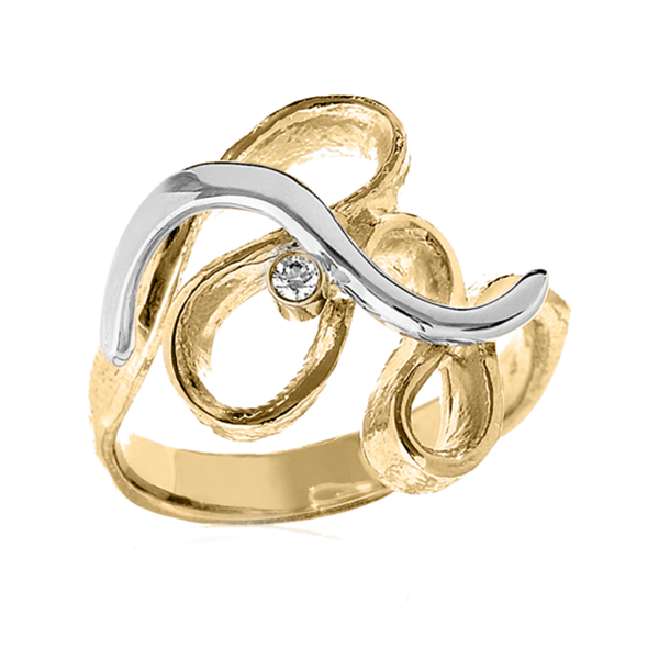 Eksklusiv ring i 14 karat guld from Blicher Fuglsang