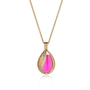 Smykke Æg med Pink Onyx from Blicher Fuglsang
