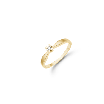 ETERNITY 8KT D.RING  1X0,03CT WSI from Aagaard