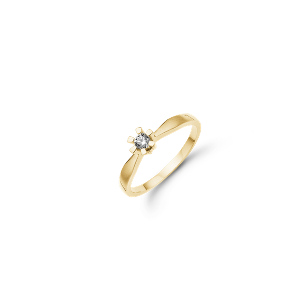 ETERNITY 8KT D.RING  1X0,05CT WSI from Aagaard