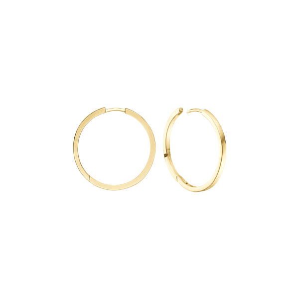 8KT CREOL 16,5 MM, TRÅD 2,3MM M/KLAPLÅS from Aagaard