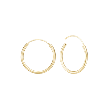 8KT CREOL 19MM, TRÅD 1,4MM M/VIPPELÅS from Aagaard