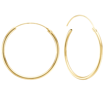 8KT CREOL 43MM, TRÅD 1,4MM M/VIPPELÅS from Aagaard