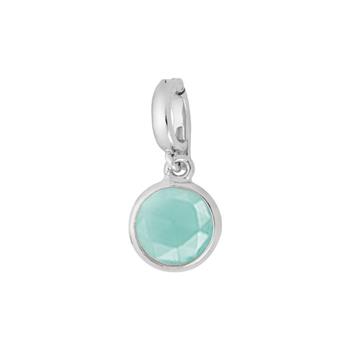 Klips til armbånd med aqua calcedon from Blicher Fuglsang